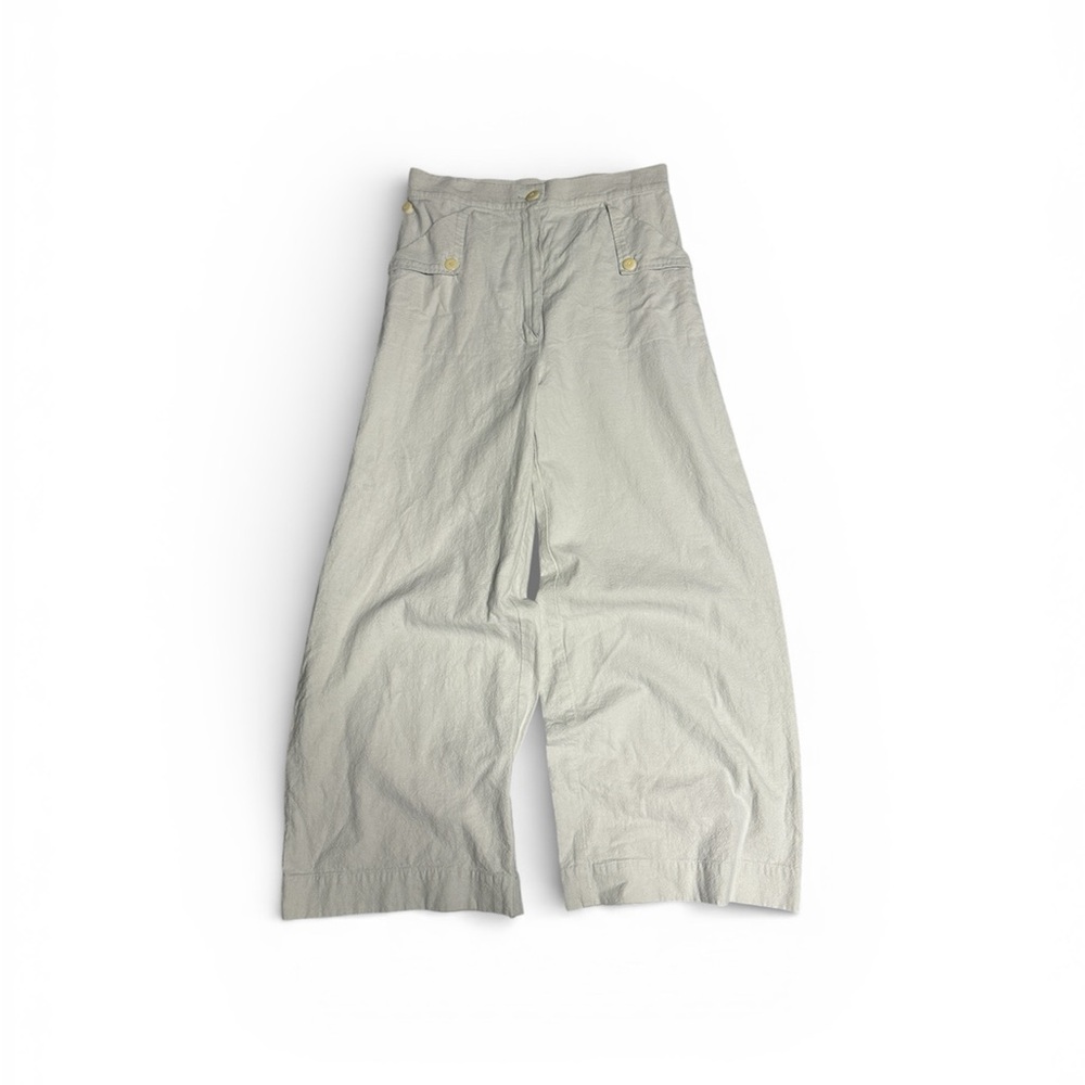 Ilana Kohn Cream Wide Leg Pants